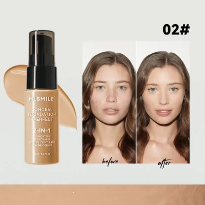Waterproof Face Foundation Cream Oil-Control Matte BBCream Lasting  Liquid Concealer Full Coverage Matte Base Face Makeup Women