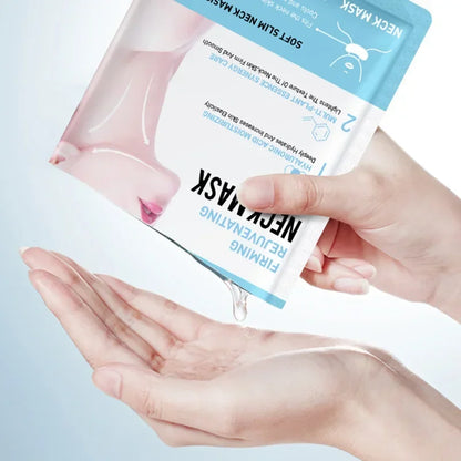 SADOER Hyaluronic Acid Neck Mask Collagen Firming Neck Masks Nourishing Brightening Beauty Moisturizing Necks Skin Care