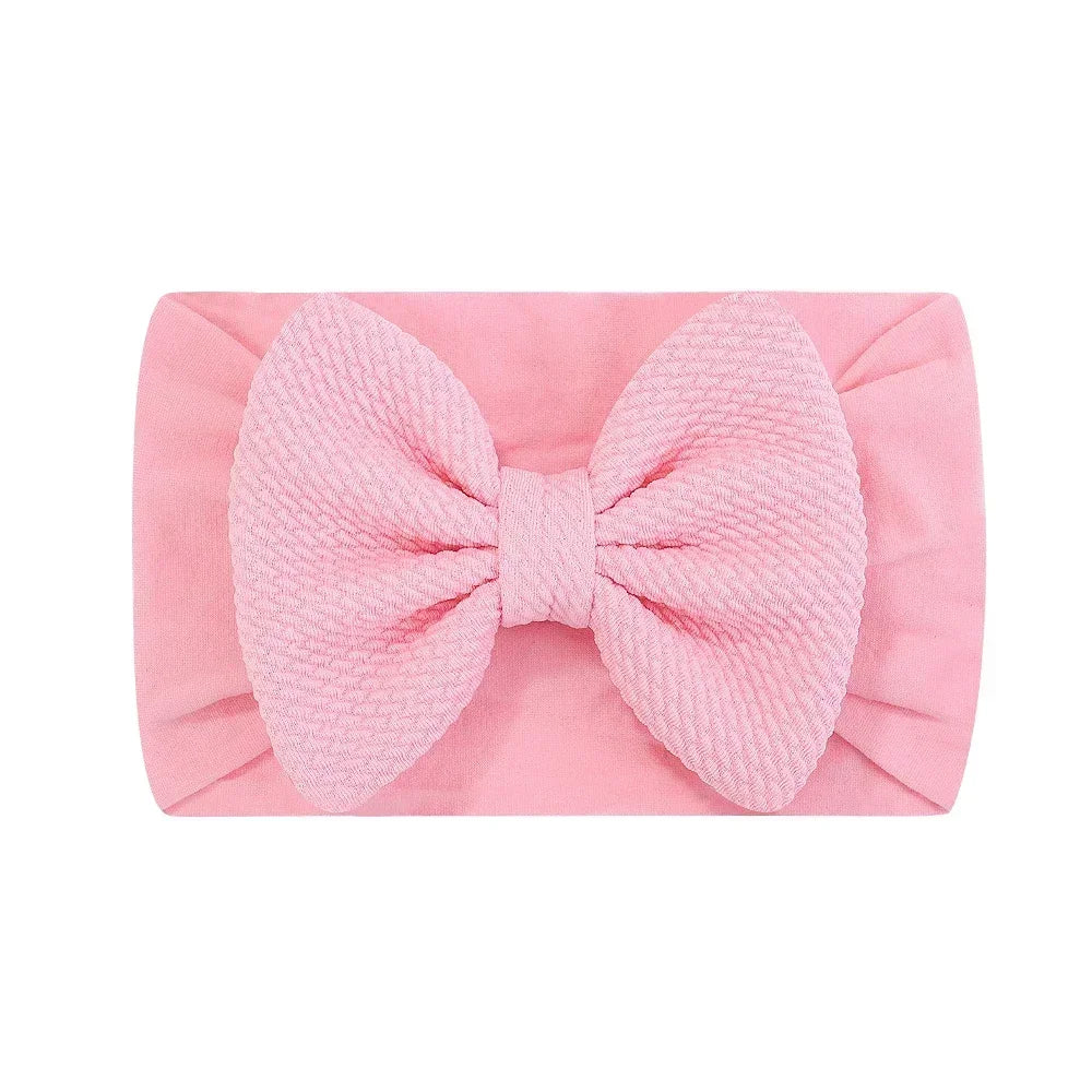 1Pc Headband Nylon Infants Toddlers Elastic Hair Band for Newborn Girl Princess Bowknot Cute Baby Hair Accessories Wholesale