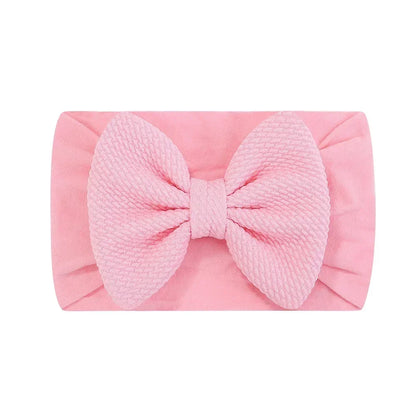 1Pc Headband Nylon Infants Toddlers Elastic Hair Band for Newborn Girl Princess Bowknot Cute Baby Hair Accessories Wholesale