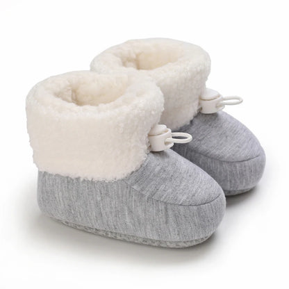 Winter Baby Shoes Boys Girls Cotton Soft Sole Snow Booties Thick Winter Warm Newborn Toddler Boots Shoes Frist Walking Shoes