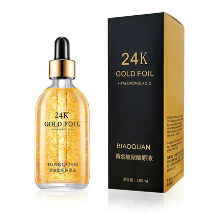 100ml Ginseng Essence Anti Aging Wrinkle Face Serum,Hyaluronic Acid Nicotinamide Facial Skin Lifting Firming Collagen Care Cream