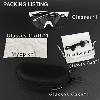 New Photochromic Polarized Cycling Glasses Men & Women Bike Glasses