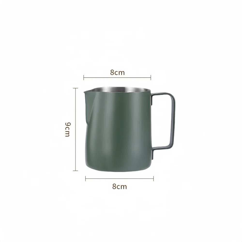 350/600ML Coffee Milk Frothing Pitcher Jug 304 Stainless Steel Precise Scale High Quality Latte