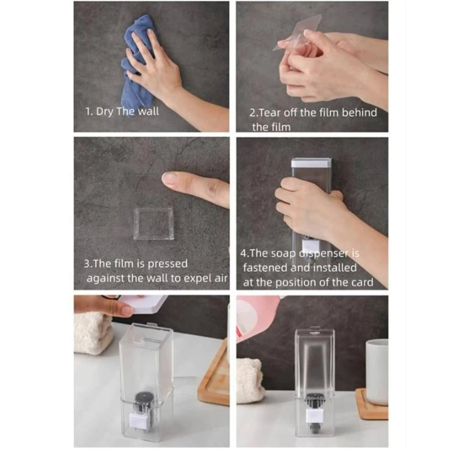 1PC-Shampoo Liquid Soap Container Bathroom Accessories