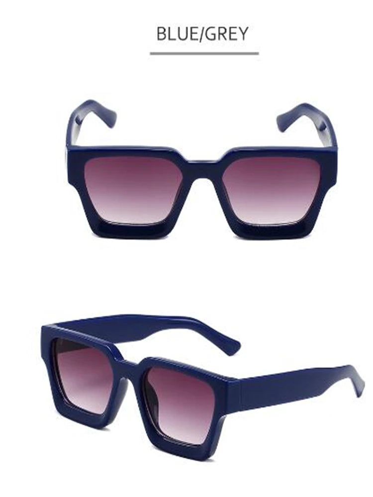White glasses, women's and men's sunglasses, summer sunshade, windproof, and color changing glasses