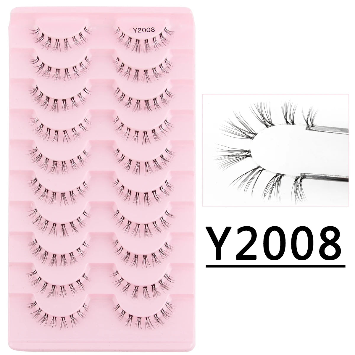 3/10 Pairs 3D Mink Eyelash Natural False Eyelashes Makeup Fake Eye Lashes Faux Cilios Make Up Beauty Tools Wholesale Lashes Cils