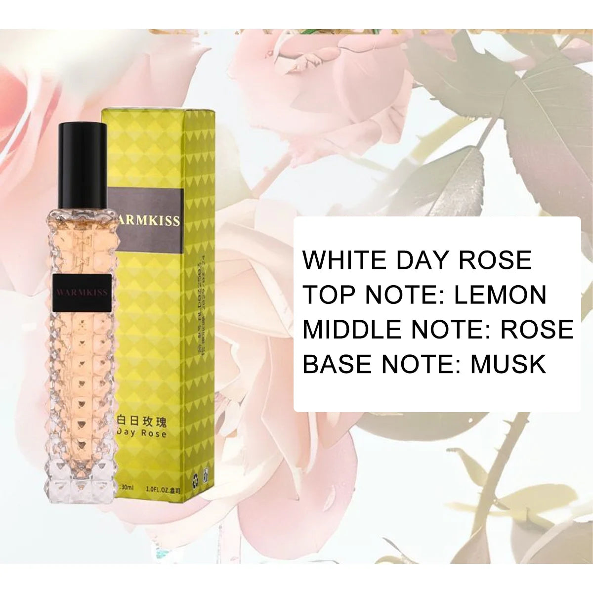 WARMKISS French Eau De Toilette Floral Long-lasting Fragrance 72 Hours Women's perfume Body Spray High Quality Gift Deodorant