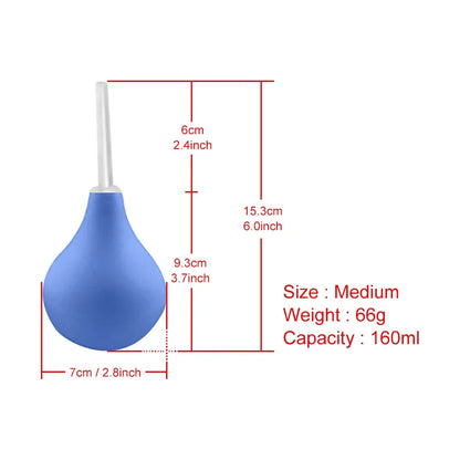 Anal Washes Enema Anal Cleaner Vagina Douche Pear Design Medical Supplies Rubber Health Feminine Intimate Hygiene Shower Tools