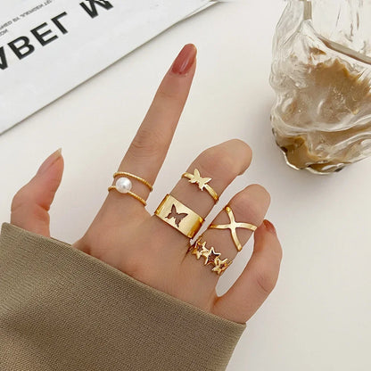7pcs Jewelry Rings Set