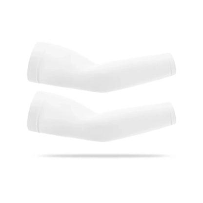 1Pair UPF50+ Summer Cool Feeling Arm Sleeves Women Cycling Running Fishing Oversleeve Men Breathable Ice Silk Sunscreen Unisex