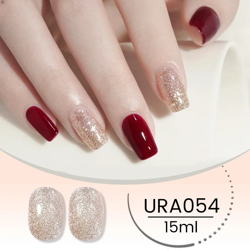 UR SUGAR 15ml Winter Brown Bright Color Gel Gel Varnishes All For Nails Soak Off UV LED Semi Permanent Nail Art Long Lasting Gel