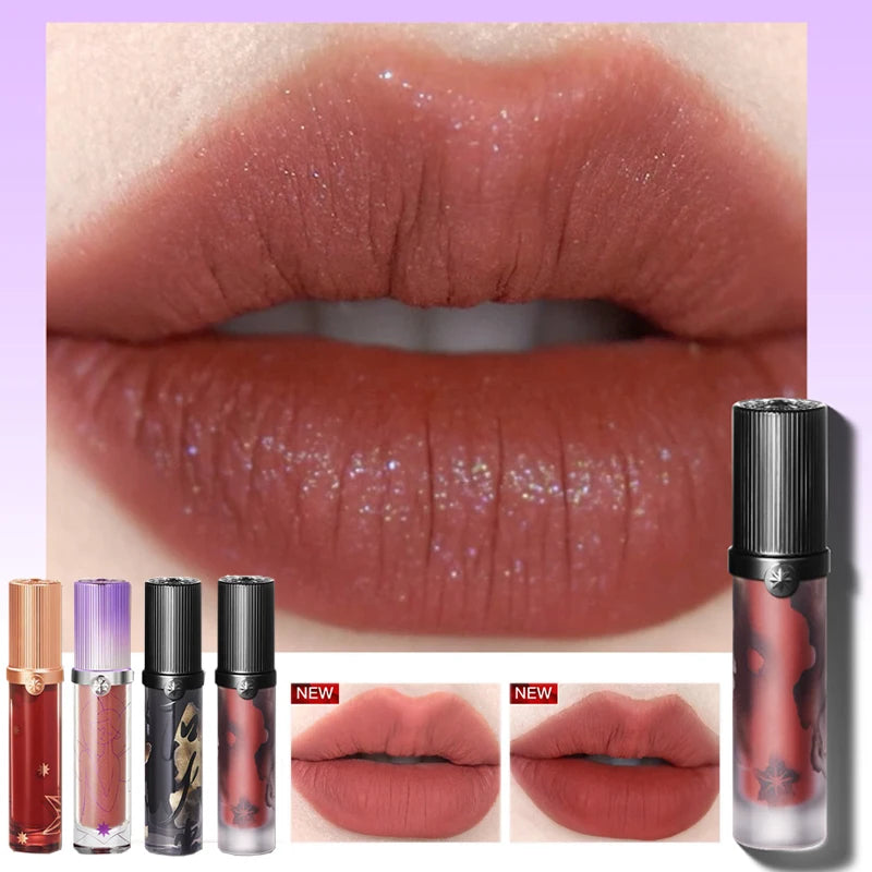 Girlcult Lip Cream Matte Velvet Lip Gloss Long-lasting Moisturizing Non Stick Cup Lipstick Waterproof Quick-drying Lip Gloss