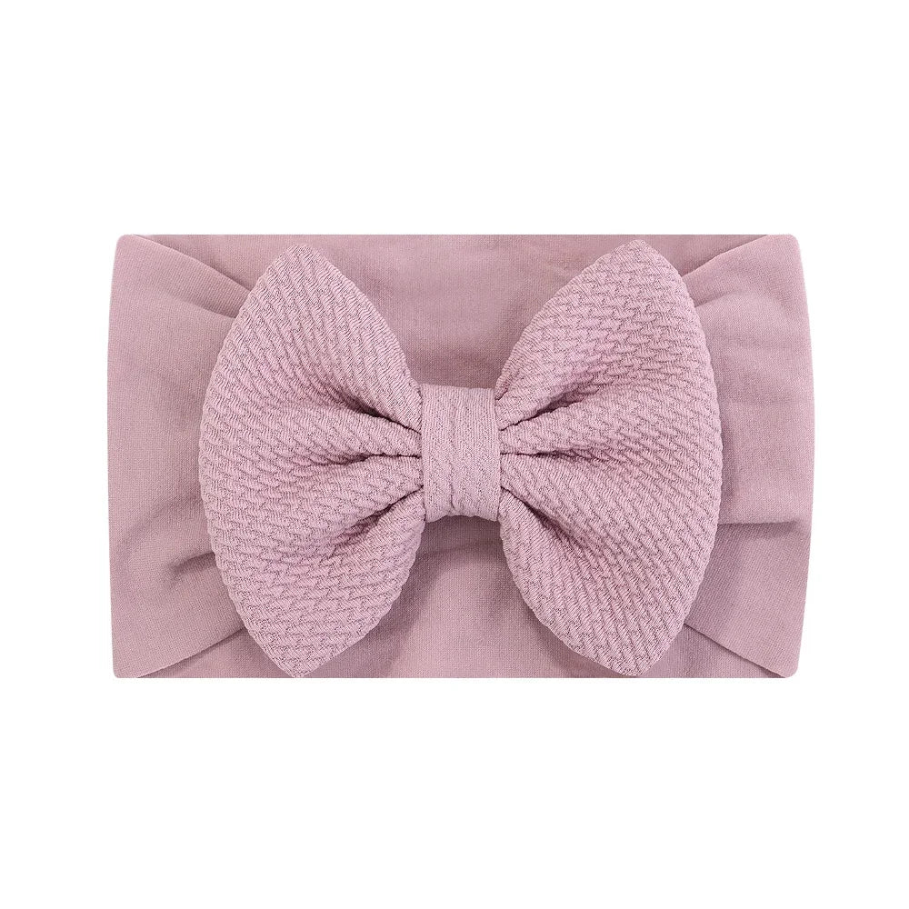 1Pc Headband Nylon Infants Toddlers Elastic Hair Band for Newborn Girl Princess Bowknot Cute Baby Hair Accessories Wholesale