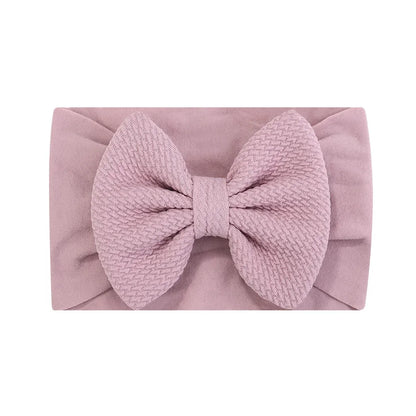 1Pc Headband Nylon Infants Toddlers Elastic Hair Band for Newborn Girl Princess Bowknot Cute Baby Hair Accessories Wholesale