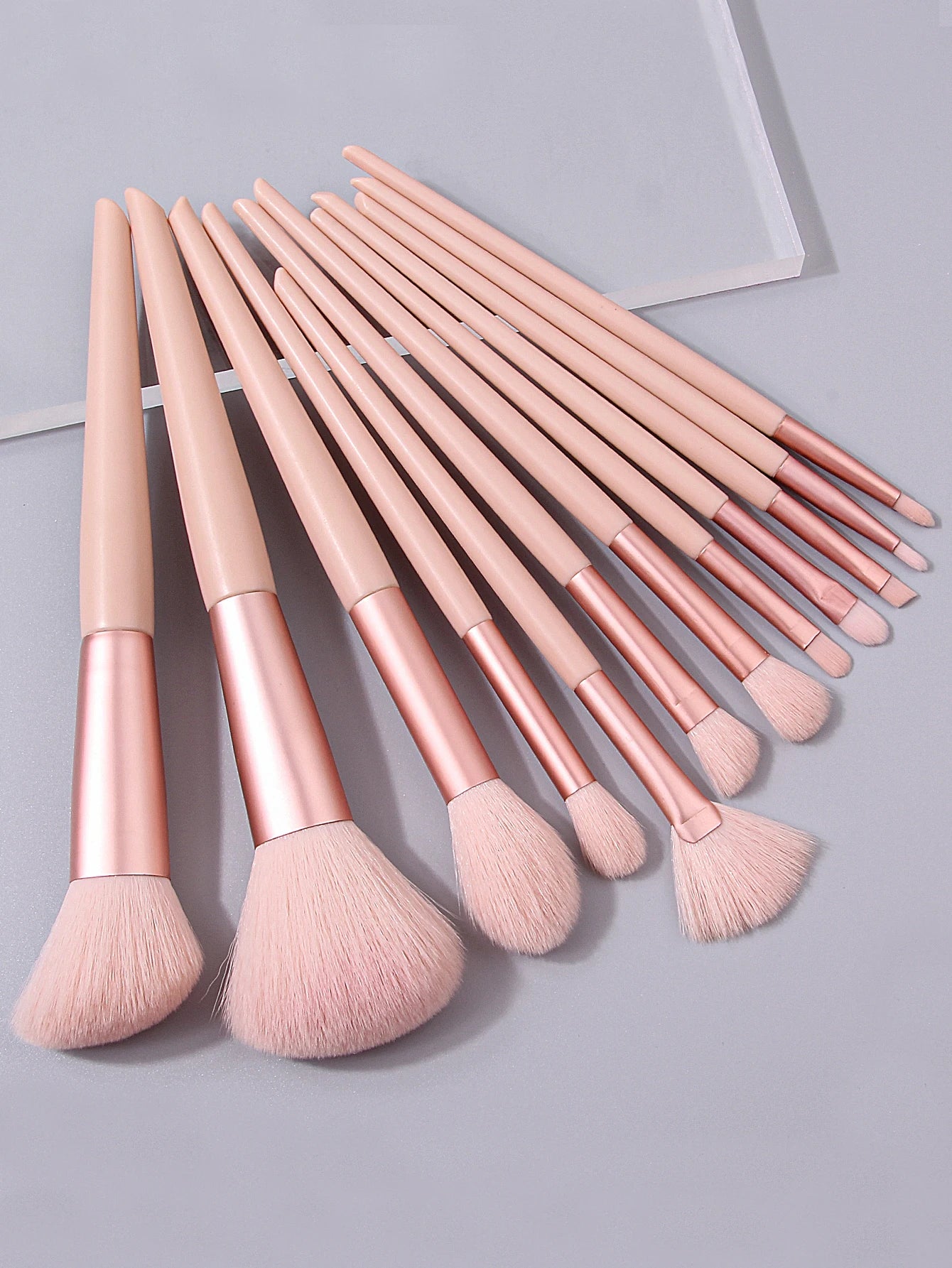 New 13 Pcs/set In Barrels Makeup Brushes Set Powder Foundation Blush Contour Eyeshadow Brow Lashes Cosmetic Brushes Beauty Tools