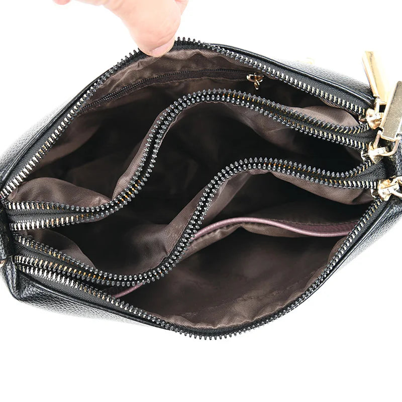 Women 2025 Sac A Main High Quality Soft Leather Luxury Purses And Handbags Women Bags Designer Women Shoulder Crossbody Bags For