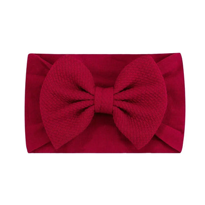 1Pc Headband Nylon Infants Toddlers Elastic Hair Band for Newborn Girl Princess Bowknot Cute Baby Hair Accessories Wholesale