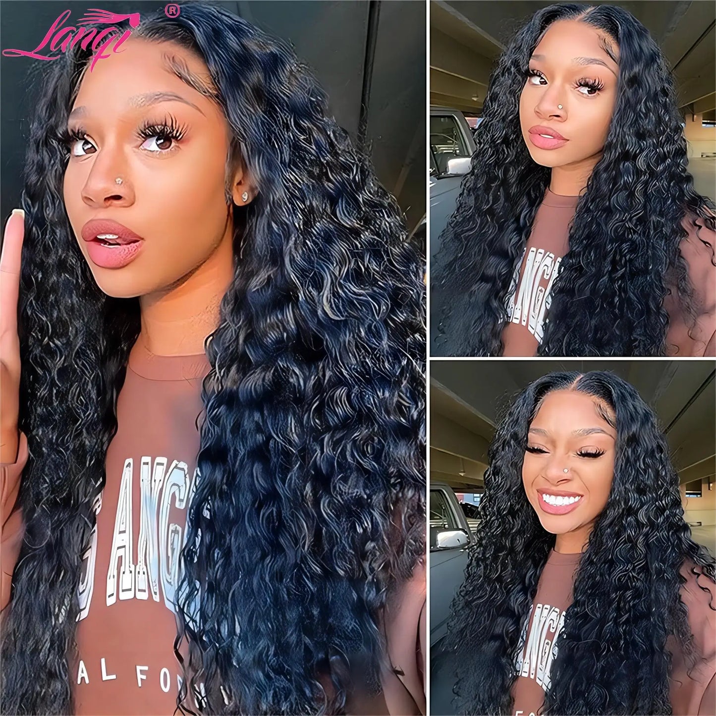 Deep Wave Glueless Wig Human Hair