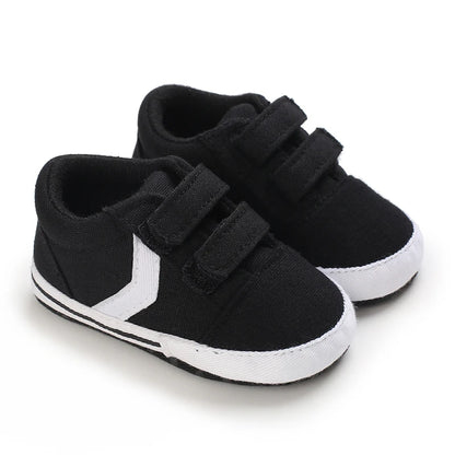 Black Fashion Casual Shoes Newborn Boys And Girls Non Slip First Walkers
