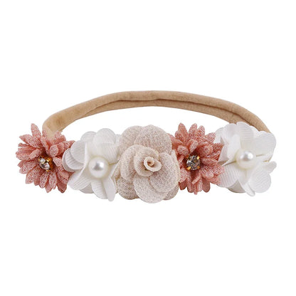 Baby Girl Headband Cute Baby Elastic Hair Band Newborn Head Flower Toddler Photo Props Headband Headwear Kids Accessories