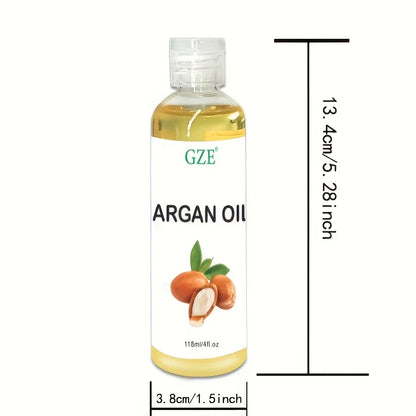 GZE Organic Moroccan Argan Oil Pure Cold Pressed Virgin Premium Grade Moisturizer for Dry, Damaged Skin, Hair, Face, Body, Scalp
