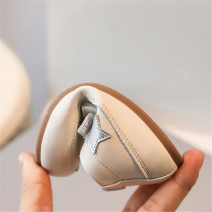 0-5 Years New Baby Shoes Microfiber Leather Toddler Boys Barefoot Shoe