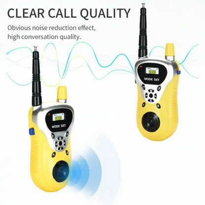 1 Pair 50M Walkie Talkies Mini Portable Handheld Two-Way Radio Toy