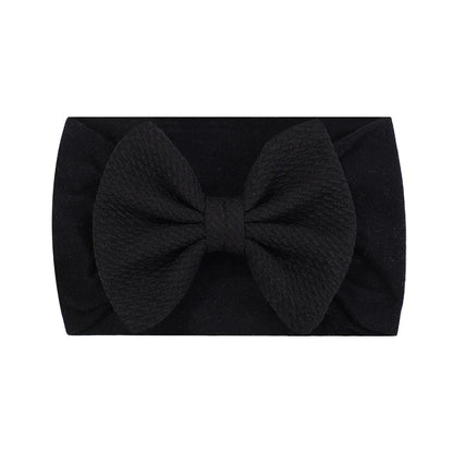 Baby Headband Nylon Infants Toddlers Elastic Hair Band for Newborn Girl Princess Bowknot Kids Hair Accessories Kids Headwear