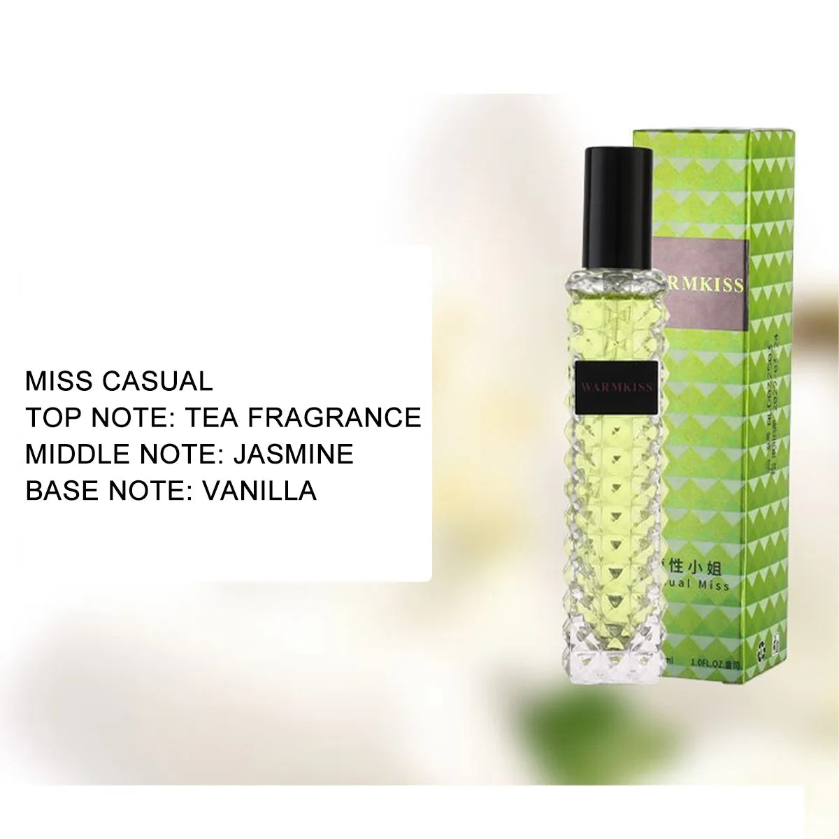 WARMKISS French Eau De Toilette Floral Long-lasting Fragrance 72 Hours Women's perfume Body Spray High Quality Gift Deodorant