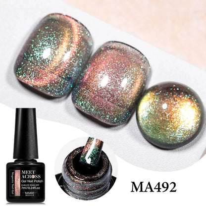 Cat Eye Gel Polish With Nail Magnet Tools Flexible Iron Wire For Creating Heart Shapes On Nails Nail Art nail supplies iman