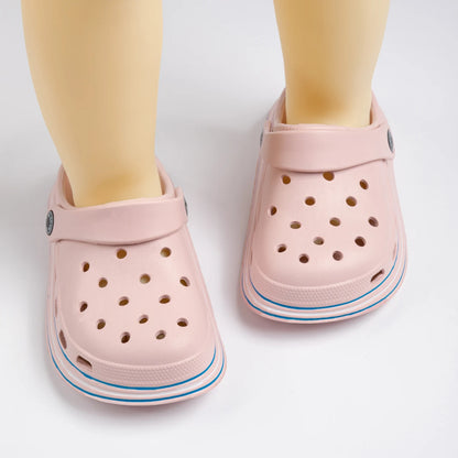 Summer Boys Girls Toddler Garden Clogs Non-Slip Breathable Sandals Children Lightweight Slip-on Beach Pool Shower Slippers