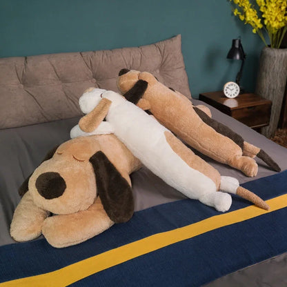 Giant Soft Dog Plush Toys Long Pillow High Quality Stuffed Animal Baby Appease Doll Home Decor Sofa Cushion Children Girl Gift