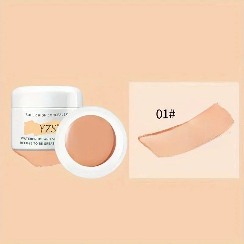 Waterproof Full Coverage Concealer for Tattoos Scars Acne Marks Dark Circles Natural Finish Foundation For All Skin Tones Makeup