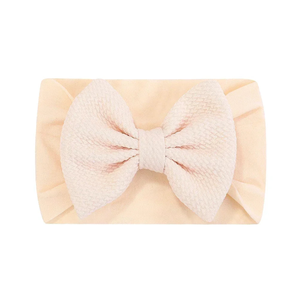 1Pc Headband Nylon Infants Toddlers Elastic Hair Band for Newborn Girl Princess Bowknot Cute Baby Hair Accessories Wholesale