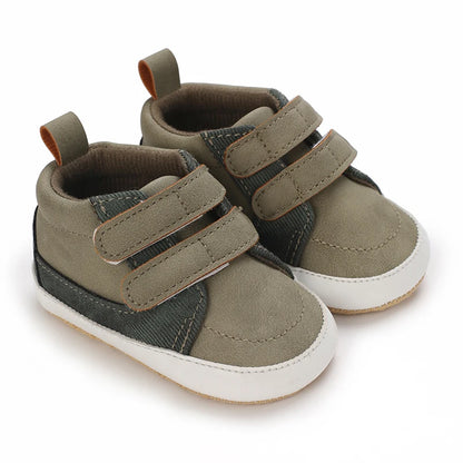 Newborn Baby Shoes Classic Leather Soft Soles Non Slip Toddler Walking