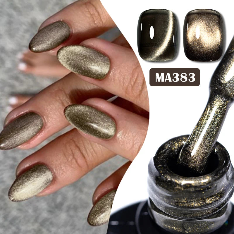 Cat Eye Gel Polish With Nail Magnet Tools Flexible Iron Wire For Creating Heart Shapes On Nails Nail Art nail supplies iman