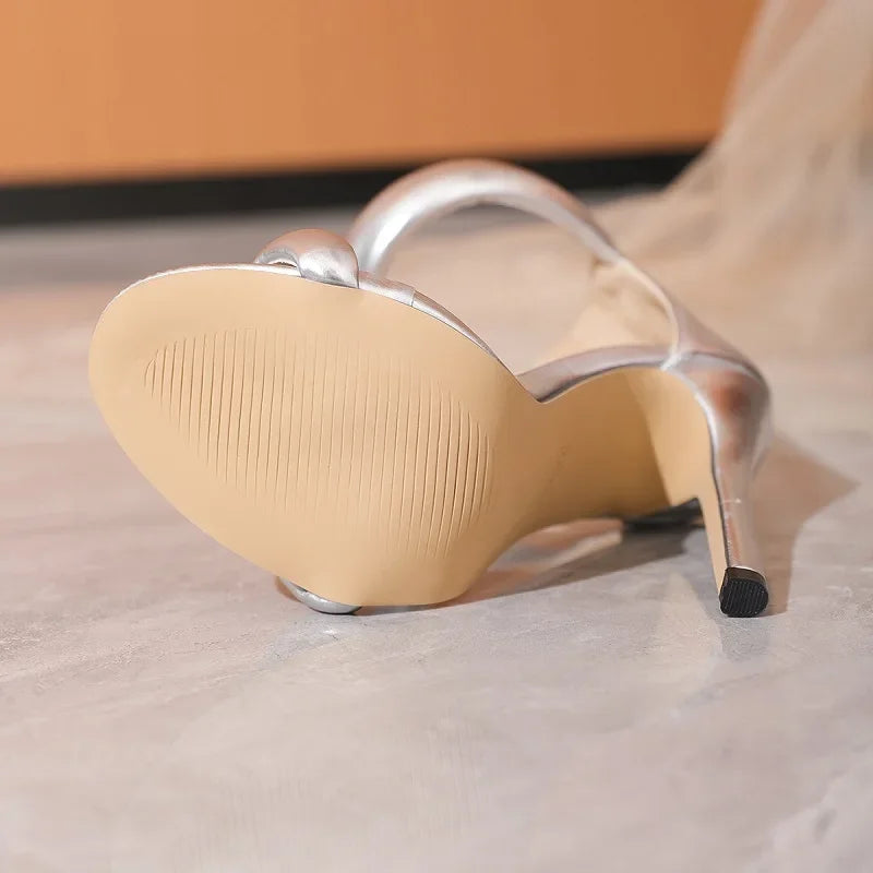 New Design Open Toe High Heels Women Sandals Classics Ankle-Wrap