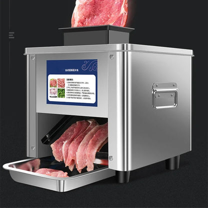 2.5/3.5/5/7/10/15/21MM Electric Meat Slicer Commercial Household Grinder Automatic Fish Cutter Fillet Shredded 150KG/H  850W