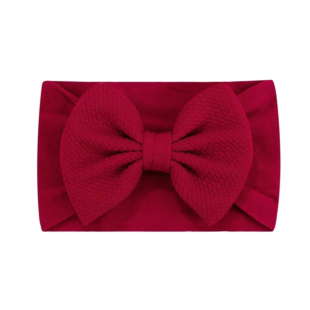 1Pc Headband Nylon Infants Toddlers Elastic Hair Band for Newborn Girl Princess Bowknot Cute Baby Hair Accessories Wholesale