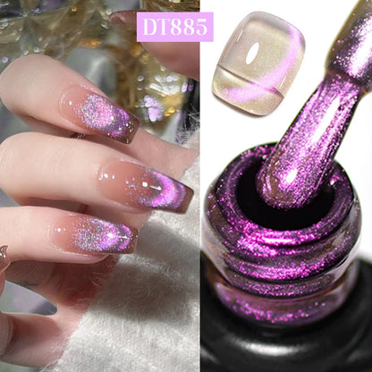 Cat Eye Gel Polish With Nail Magnet Tools Flexible Iron Wire For Creating Heart Shapes On Nails Nail Art nail supplies iman