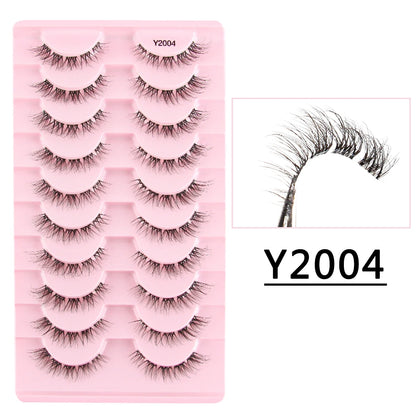 3/10 Pairs 3D Mink Eyelash Natural False Eyelashes Makeup Fake Eye Lashes Faux Cilios Make Up Beauty Tools Wholesale Lashes Cils