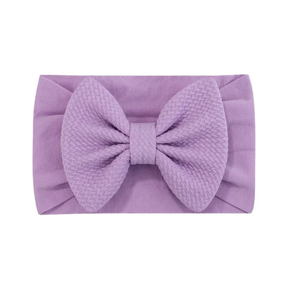 1Pc Headband Nylon Infants Toddlers Elastic Hair Band for Newborn Girl Princess Bowknot Cute Baby Hair Accessories Wholesale