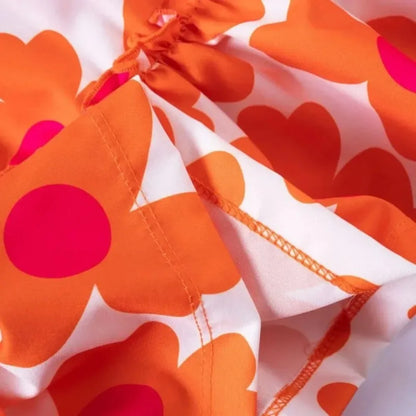 Summer New Kids Dresses for Girls Floral Fly Sleeve Sleeveless Princess Dress Cute Sweet Lovely Fashion Versatile