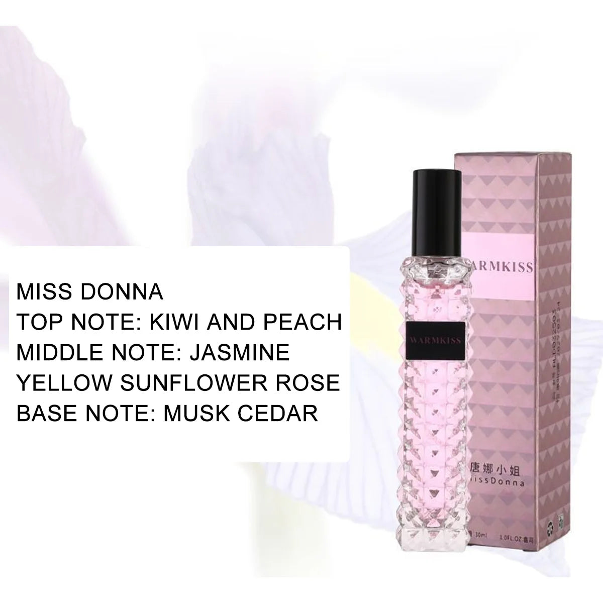 WARMKISS French Eau De Toilette Floral Long-lasting Fragrance 72 Hours Women's perfume Body Spray High Quality Gift Deodorant