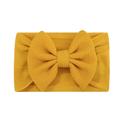 1Pc Headband Nylon Infants Toddlers Elastic Hair Band for Newborn Girl Princess Bowknot Cute Baby Hair Accessories Wholesale