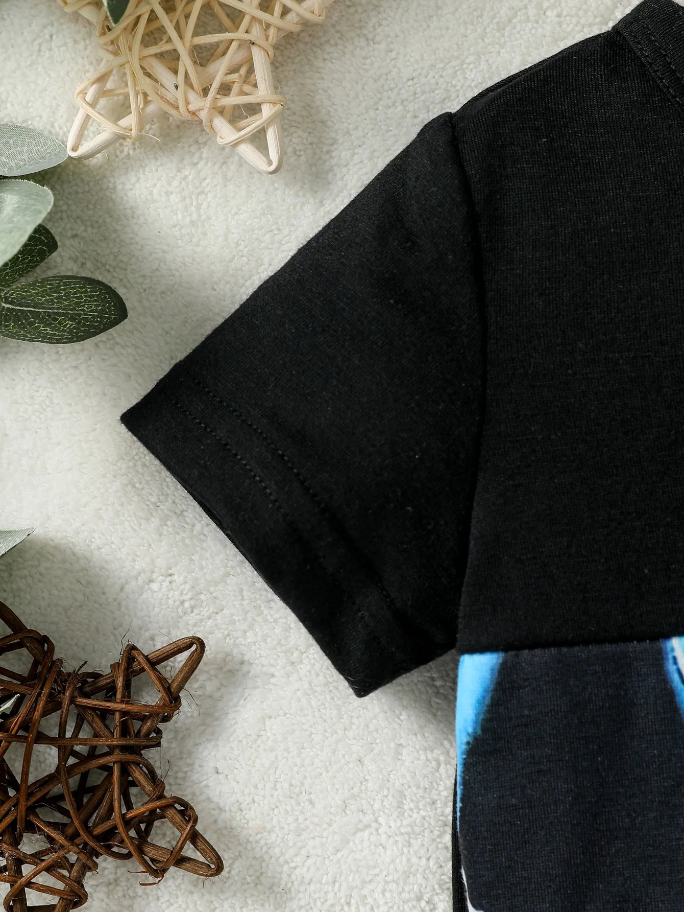 2PCS Baby Boys Summer Short Sleeve Top & Short Trousers For 1-3Y Casual Daily Set Clothes+ Hat