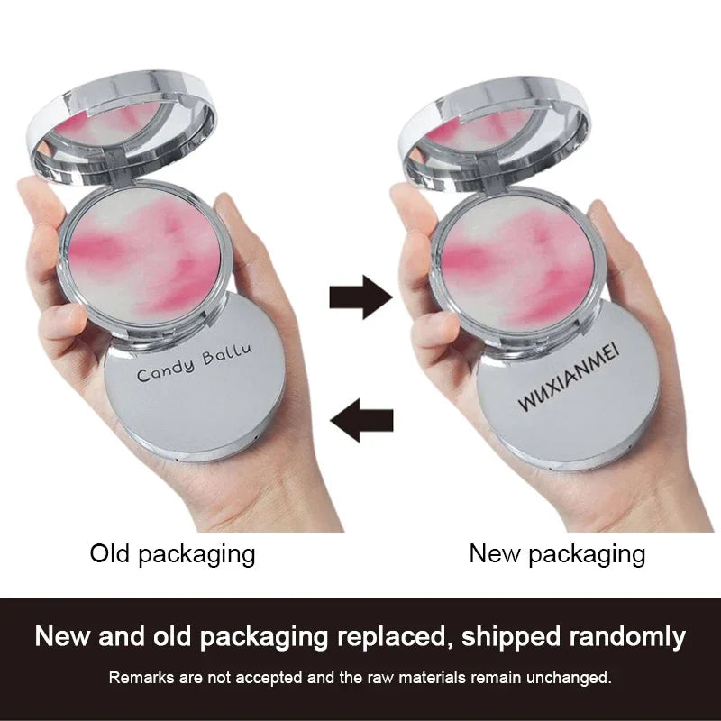 Lavender Setting Powder Long-Lasting Oil Control Waterproof Concealer Women Portable Matte Compact Face Loose Powder Makeup