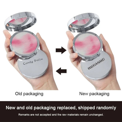 Lavender Setting Powder Long-Lasting Oil Control Waterproof Concealer Women Portable Matte Compact Face Loose Powder Makeup