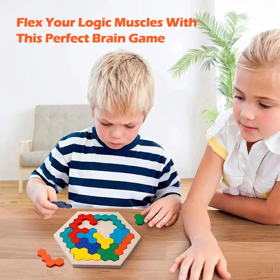 1pcs Wooden Puzzles Educational Toys For Children Kids Preschool